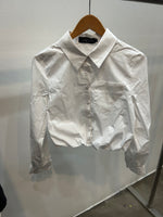 Load image into Gallery viewer, cropped button down shirt
