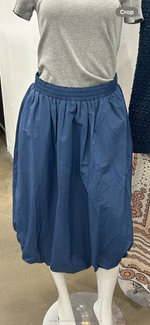 Load image into Gallery viewer, Audrey bubble hem midi skirt
