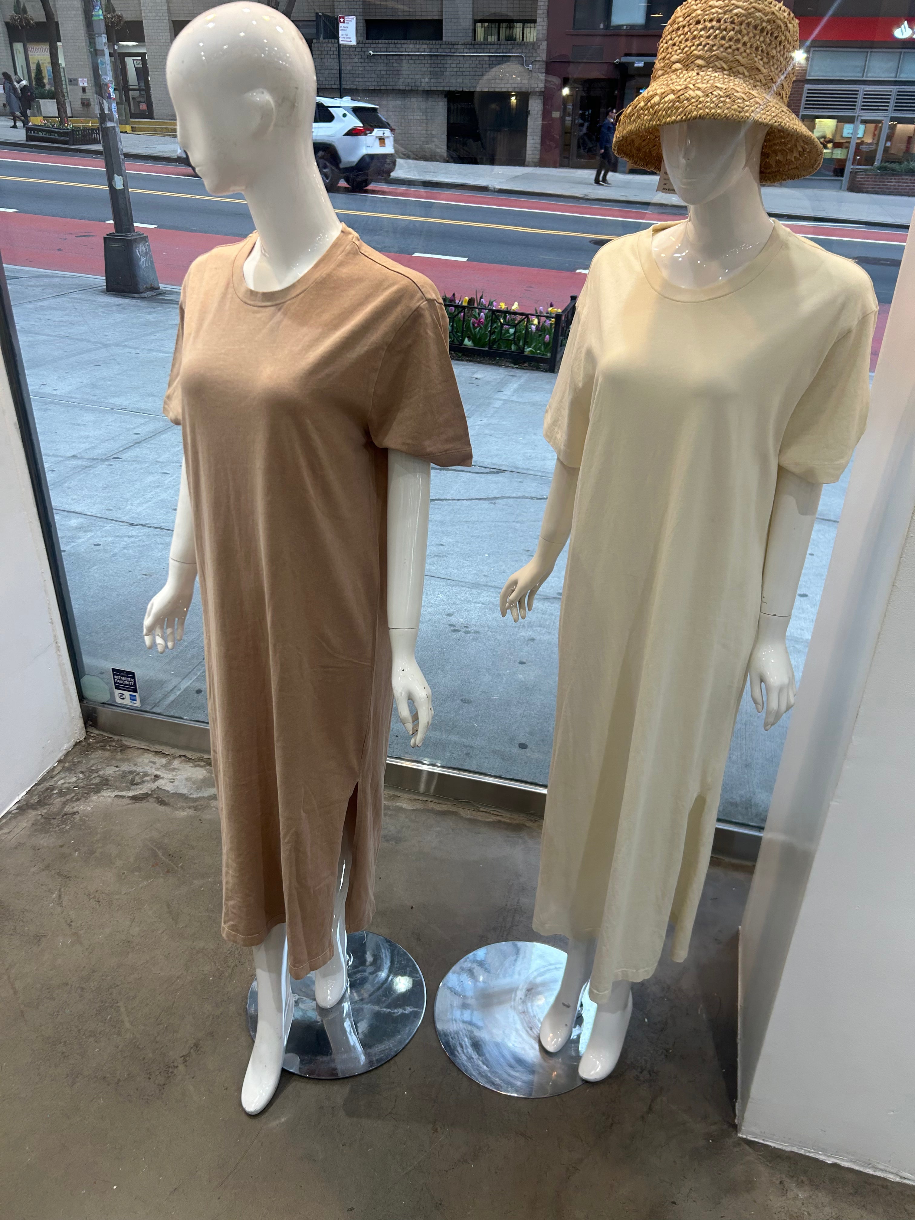 maxi crew tee dress