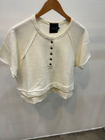 Load image into Gallery viewer, cropped baseball tee
