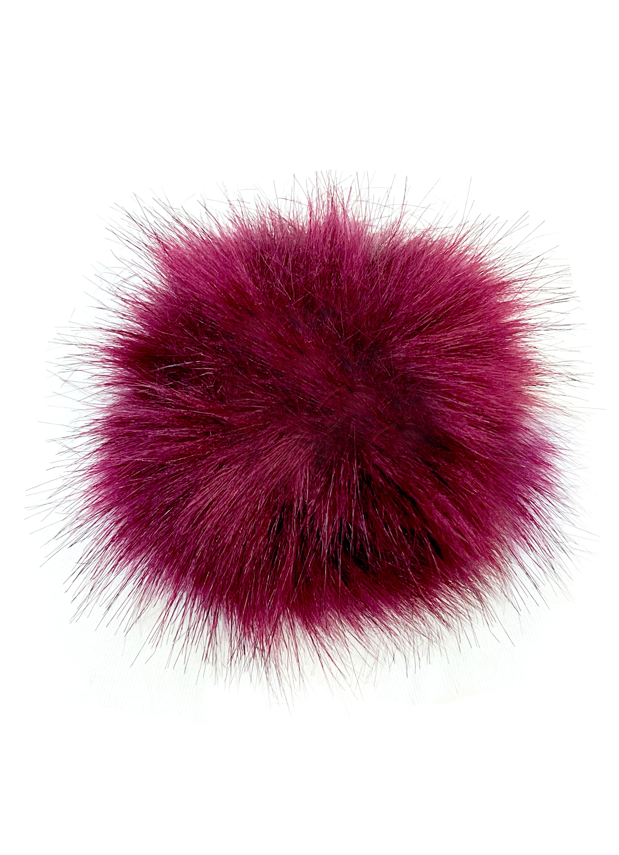 The Pom Hat - Black/Berry