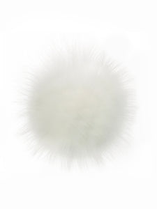 The Pom Hat - Charcoal/White