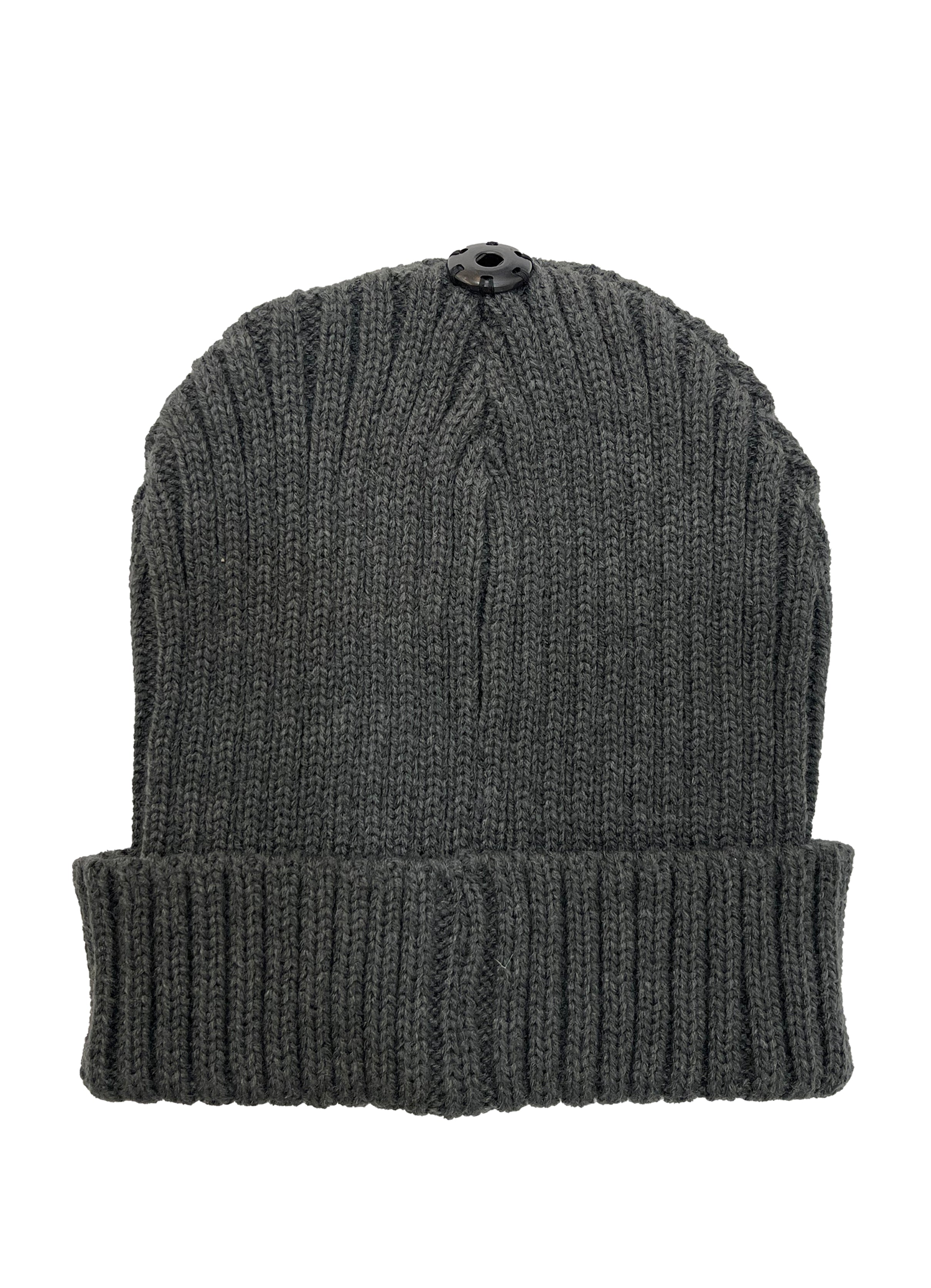 The Pom Hat - Charcoal/White