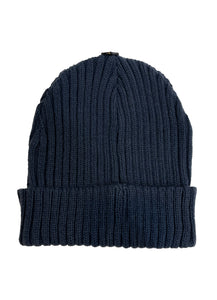 The Pom Hat - Navy/Navy