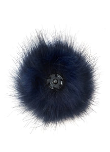The Pom Hat - Navy/Navy
