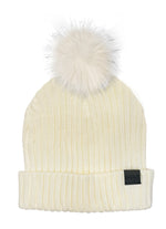 Load image into Gallery viewer, The Pom Hat - Ivory/Ivory
