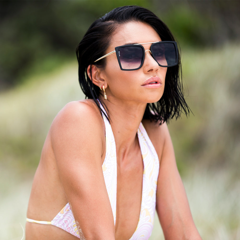 Otra Eyewear Velda Sunnies - Black/smkfd