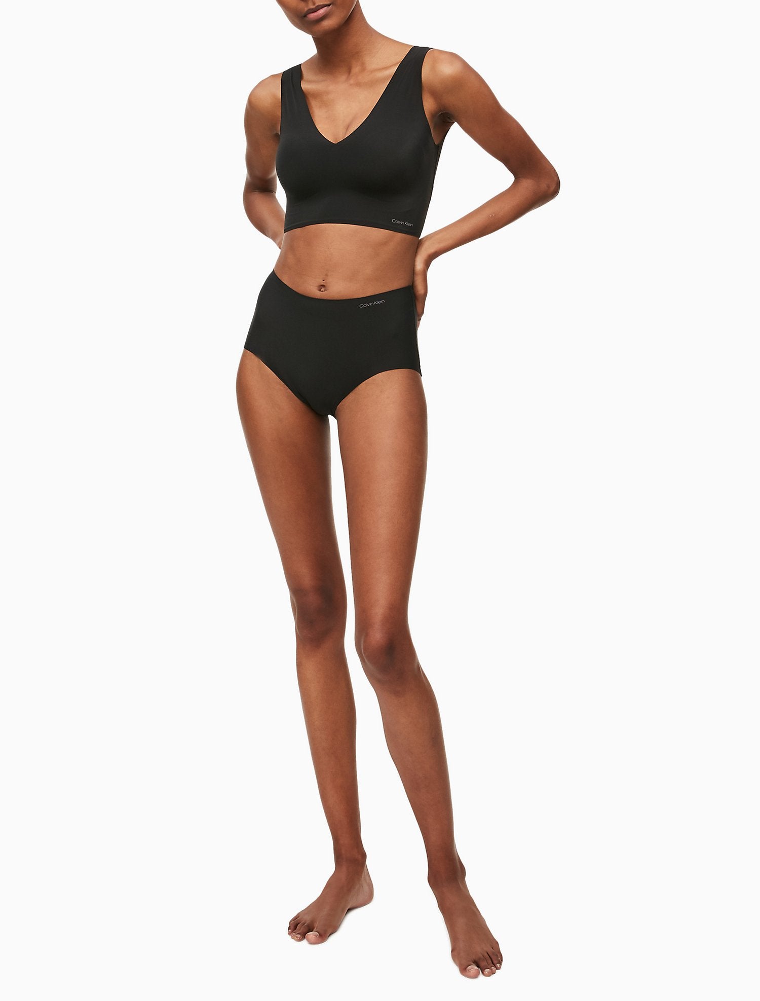 Calvin Klein Invisibles Lightly Lined V-Neck Bralette