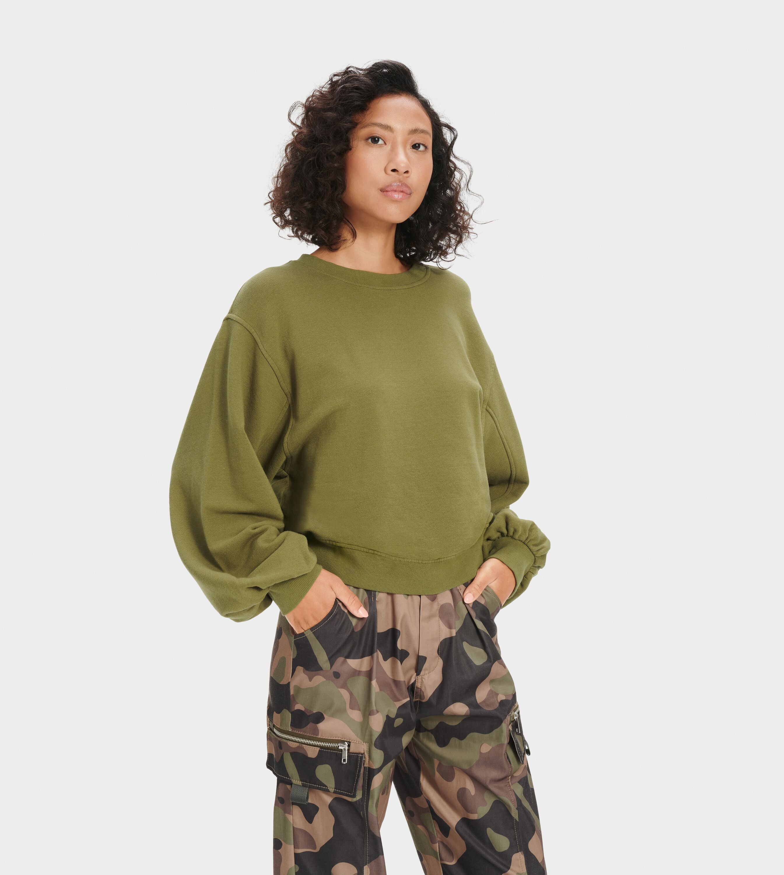 Ugg Brook Balloon Sleeve Crewneck