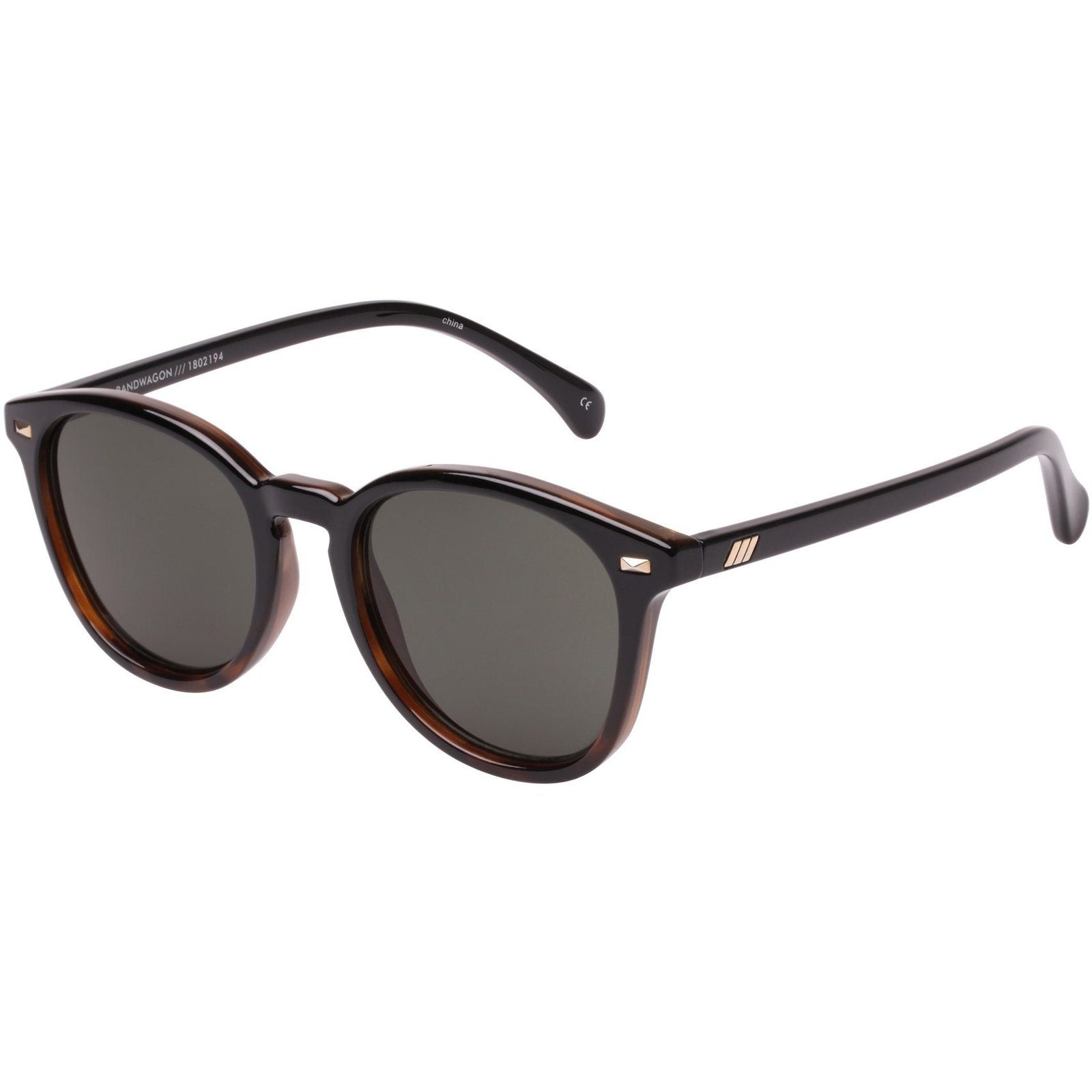 Le Specs Bandwagon Sunnies - Black Tort
