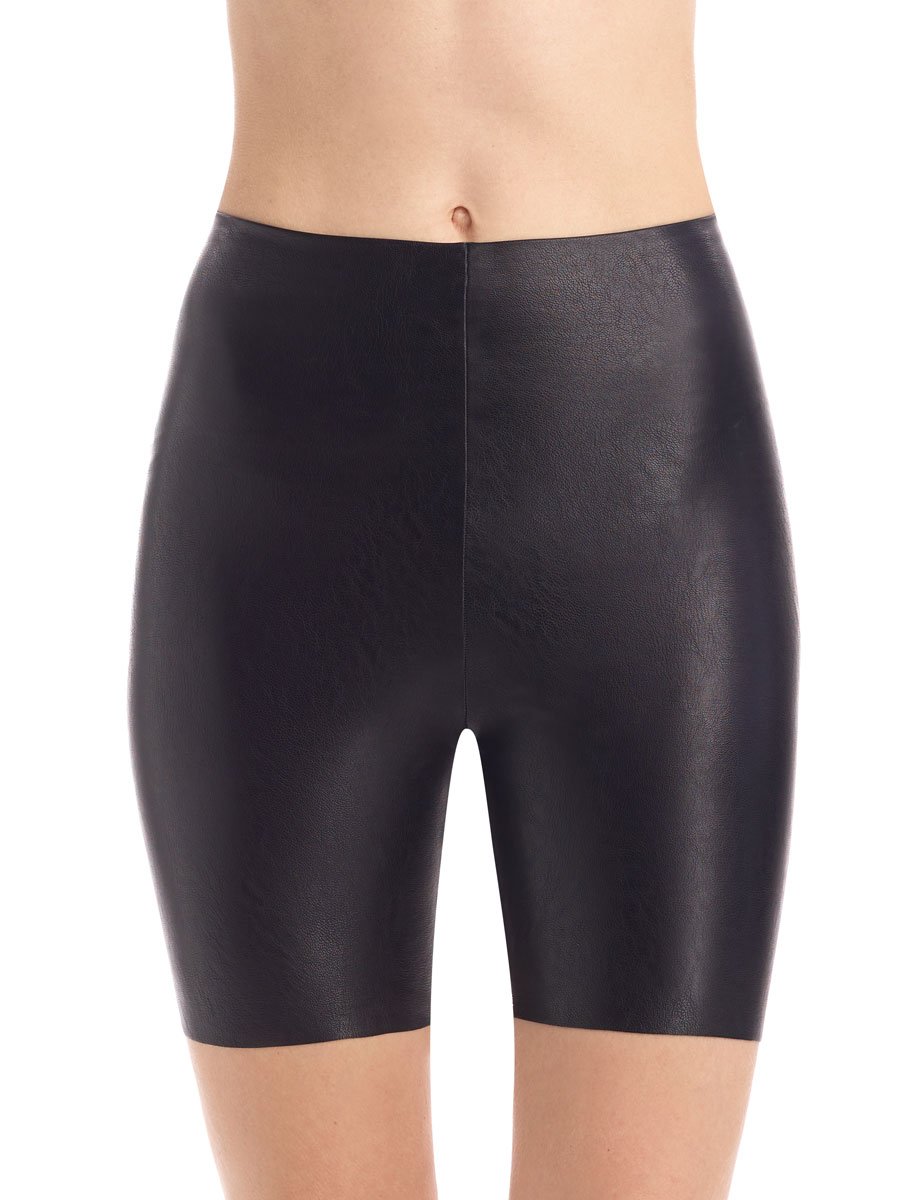 Commando Faux Leather Biker Shorts