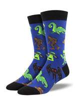 Load image into Gallery viewer, Socksmith Men&#39;s &quot;Cryptids&quot; Crew Socks
