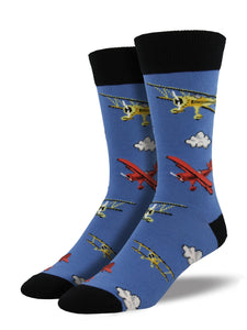 Socksmith Men's "Flyin Bi" Crew Socks
