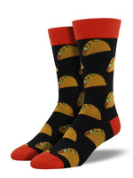 Load image into Gallery viewer, Socksmith Men&#39;s &quot;Tacos&quot; Crew Socks
