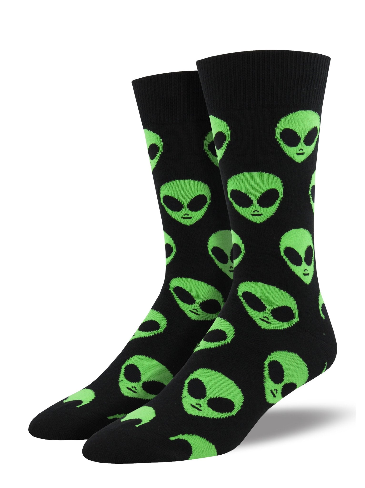 Socksmith Men's "We Come In Peace" Crew Socks