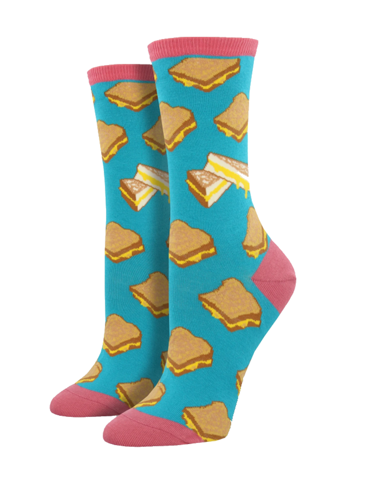 Socksmith Women's "Grill Cheese" Crew Socks