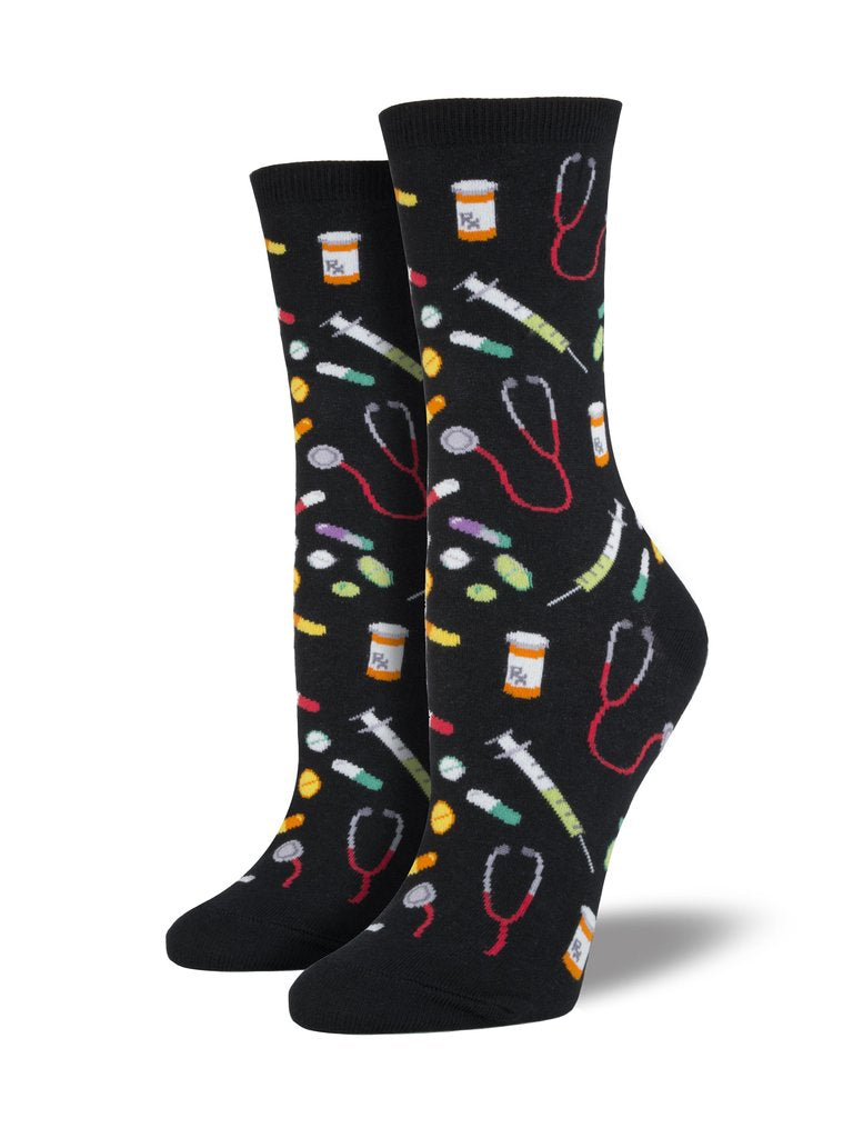 Socksmith Women's "Meds" Crew Socks
