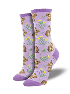 Socksmith Women's "Relaxed Rabbit" Crew Socks